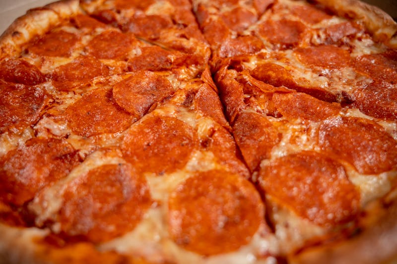 Pepperoni Overload pizza with extra cheese